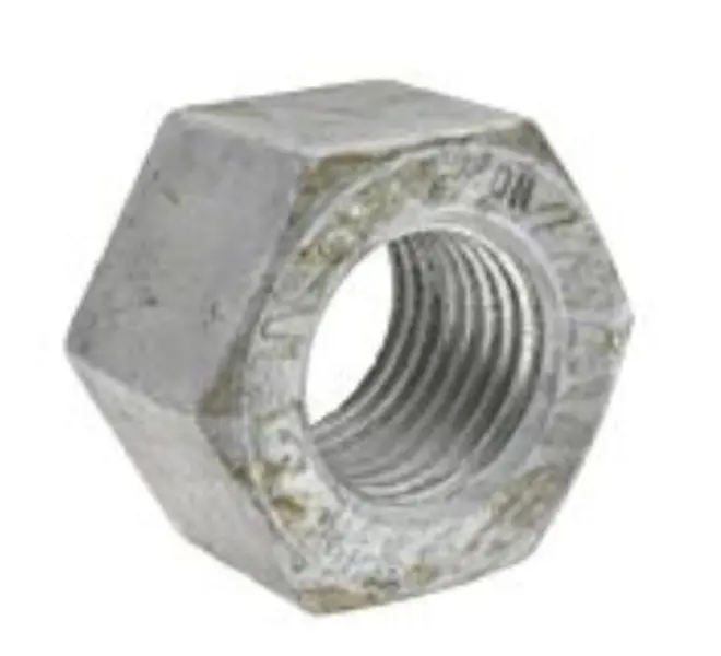 Écrou hexagonal lourd DH de qualité ASTM A563, galvanisé à chaud
