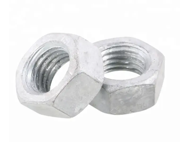 Écrou hexagonal lourd ASTM A563 Écrou hexagonal lourd en acier au carbone