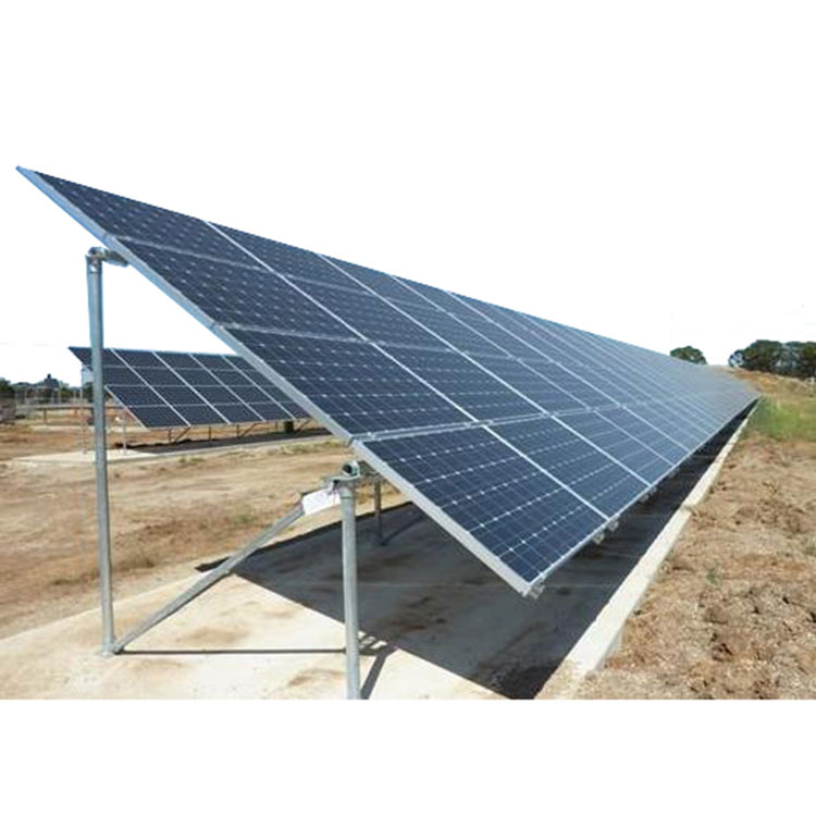 Support de panneau solaire en acier galvanisé, supports réglables pour montage PV sur toit plat/camping-car