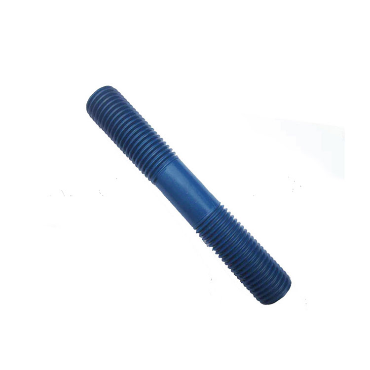 Goujon bleu en téflon PTFE à double extrémité en acier inoxydable 316L 316 304