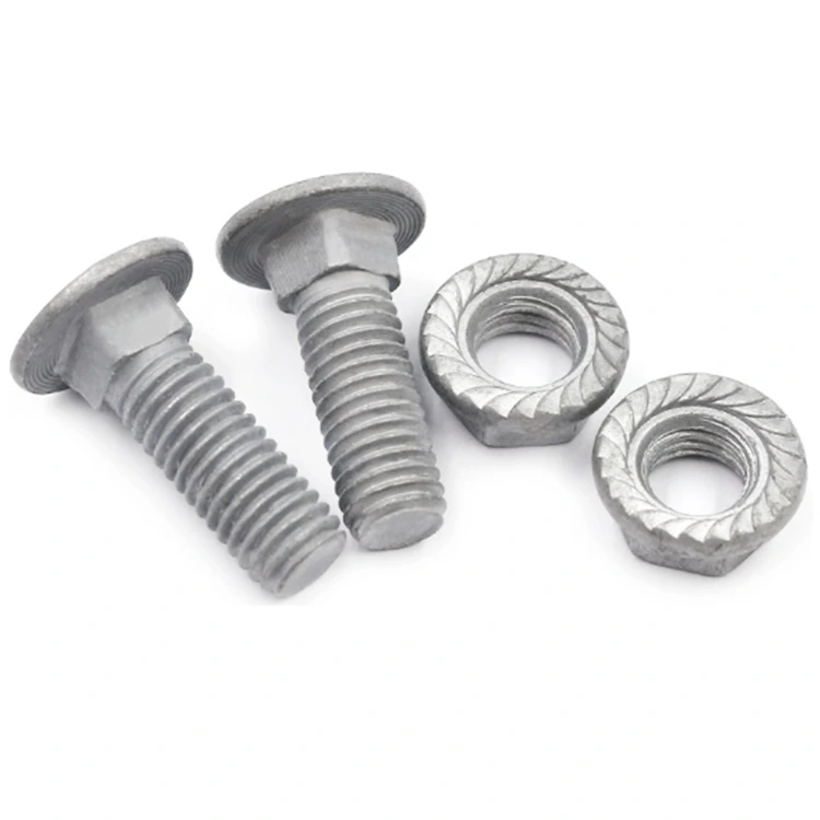 Boulons de carrosserie filetés